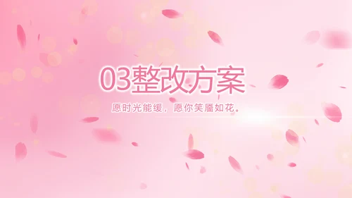 粉色唯美背景工作总结汇报动态PPT