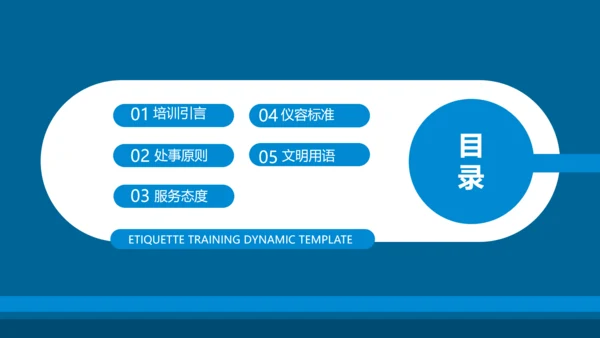 保安公司服务礼仪处事原则培训动态PPT