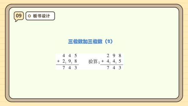 人教版三年级上册4.2《三位数加三位数（2）》课件(共21张PPT)