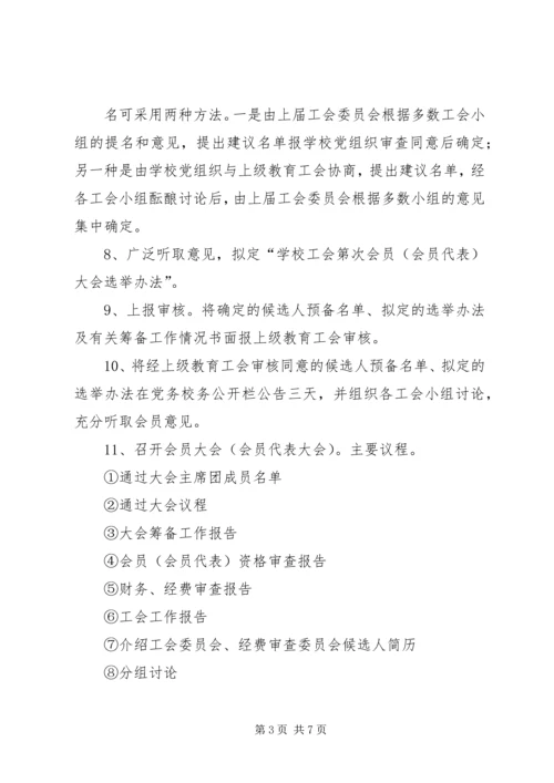 学校工会换届选举程序(精).docx