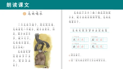 课文13《乌鸦喝水》课件