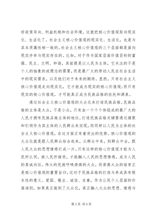 有关社会主义核心价值观的心得体会范文.docx