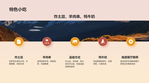 橙色扁平风旅游出行计划旅游攻略PPT模板