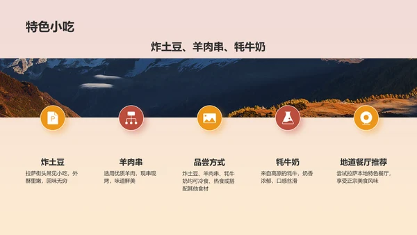 橙色扁平风旅游出行计划旅游攻略PPT模板