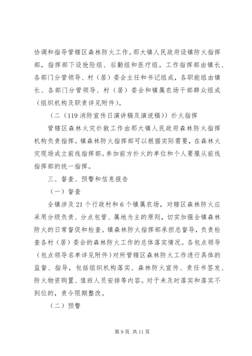 乡镇森林防火工作情况总结及小结.docx