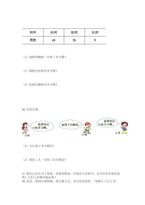小学二年级数学应用题50道带答案（预热题）.docx