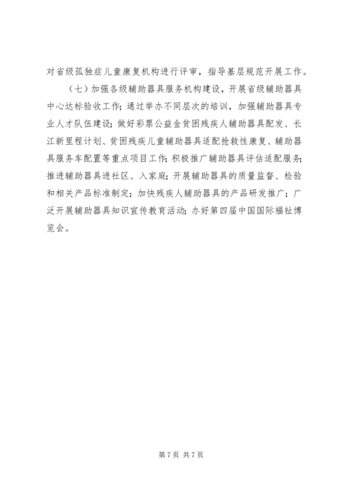 全国残疾人康复工作要点范文.docx