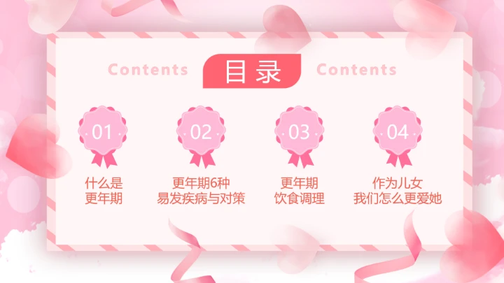 世界更年期关怀日关爱女性健康更年期科普宣传PPT