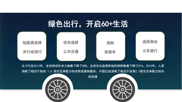 节能环保地球一小时绿色能源通用PPT模板