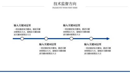 蓝色极简互联网项目汇报通用PPT模板