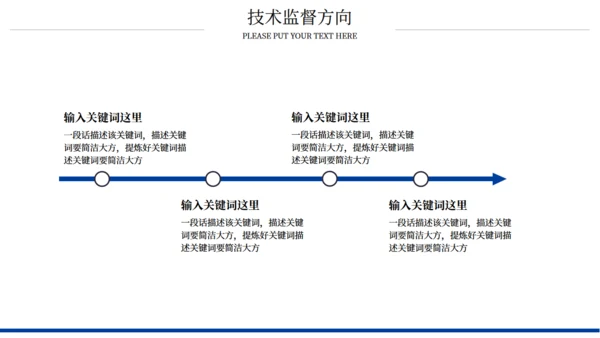 蓝色极简互联网项目汇报通用PPT模板
