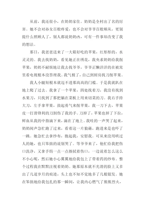 温暖为话题作文.docx