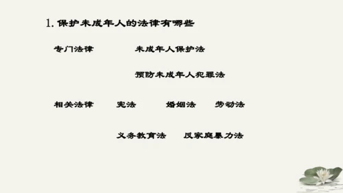 第4单元第10课第1课时  法律为我们护航 教学课件 -统编版中学道德与法治七年级（下）