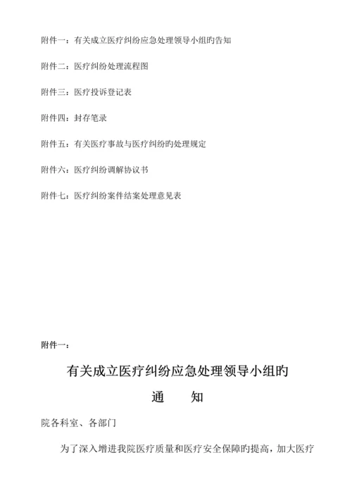 医疗纠纷应急处理预案.docx