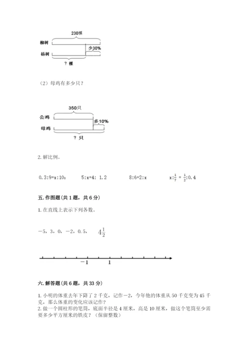 新昌县六年级下册数学期末测试卷加精品答案.docx