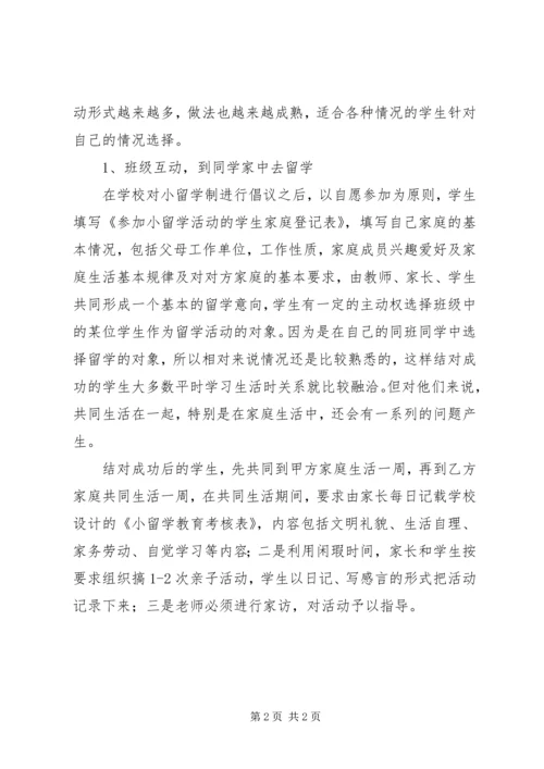 小学挂职学习体会.docx
