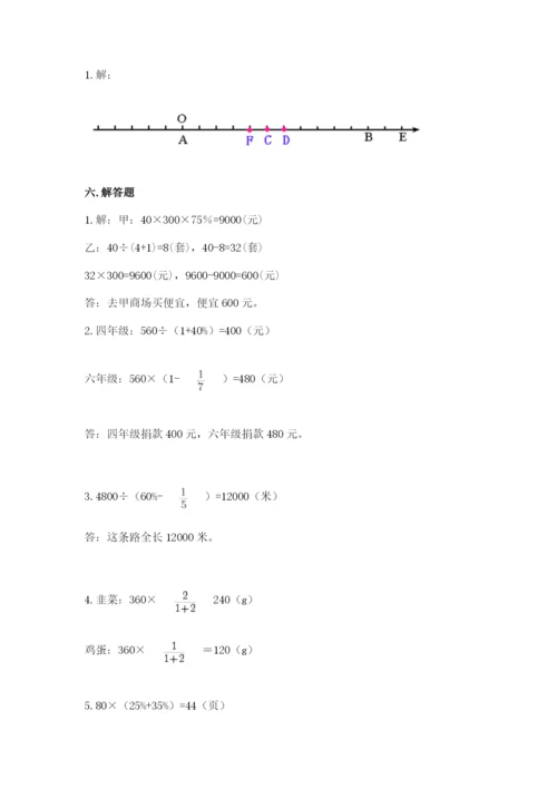 灌南县六年级下册数学期末测试卷（历年真题）.docx