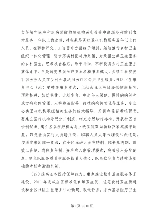 县深化医药卫生体制改革进展情况报告 (5).docx