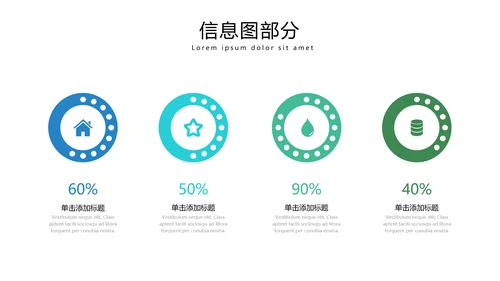 蓝色现代设计公司简介商务汇报PPT模板