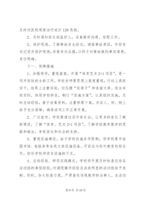 体艺2+1活动方案.docx