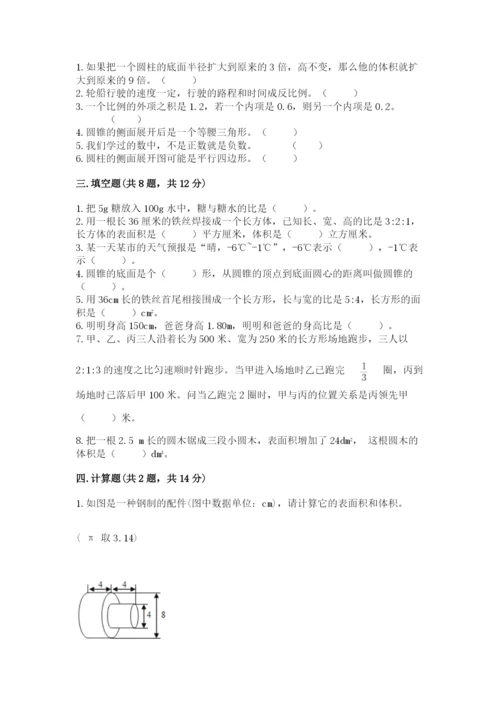 北师大版六年级下册数学期末测试卷（培优b卷）.docx