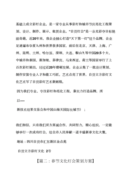 灯会活动专业策划专项方案.docx