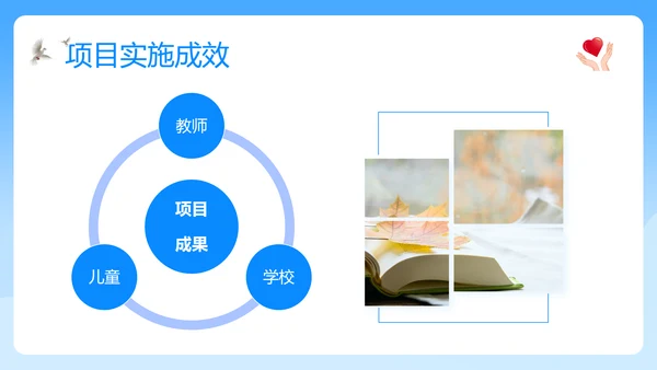 蓝色简约送教下乡互助成长支教志愿服务活动PPT模板宣传PPT公益
