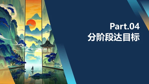 国风国潮插画大学生职业规划PPT模板