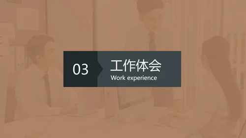 棕色商务风产品干岗转正述职汇报