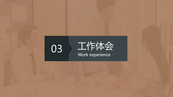 棕色商务风产品干岗转正述职汇报