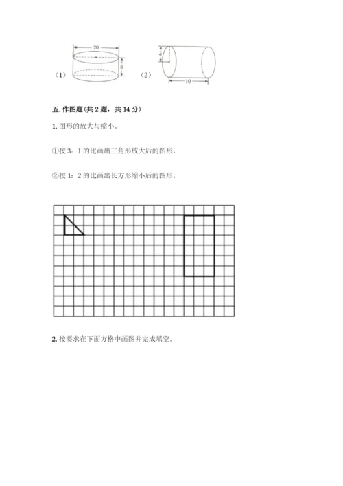 人教版六年级下册数学期末测试卷-精品(全优)-(2).docx