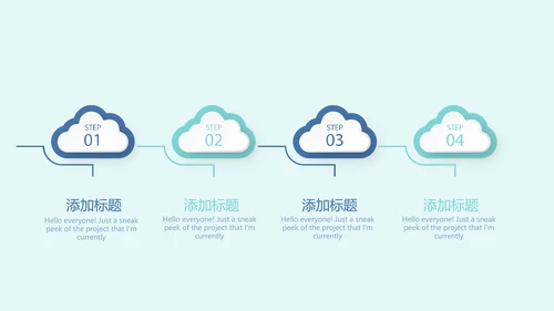 蓝色医疗年终工作总结动态PPT