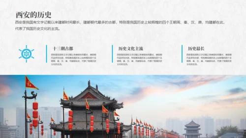 西安印象旅行日记旅游攻略通用PPT模板