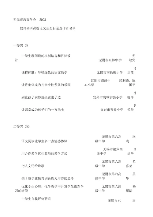 无锡市教育学会