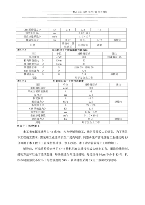 海堤、围垦-主要分项工程施工工艺.docx