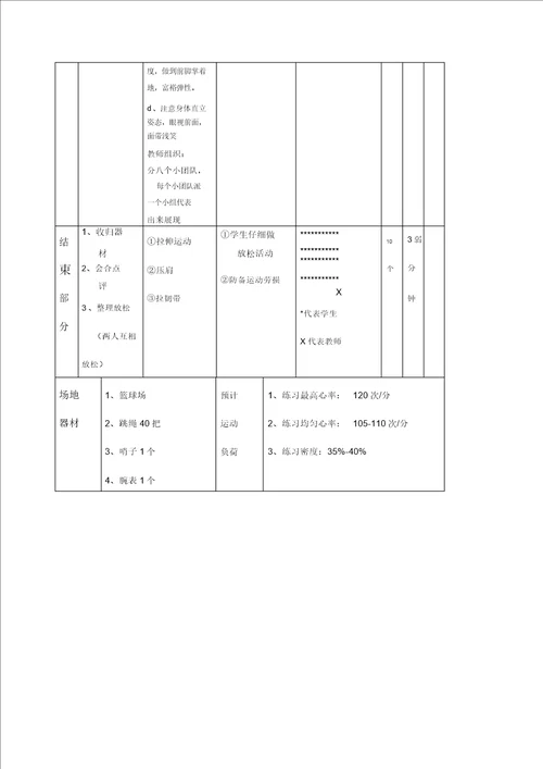 小学花样一年级跳绳教案