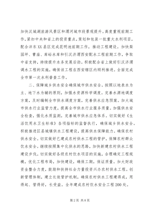 市水务局年度工作计划.docx