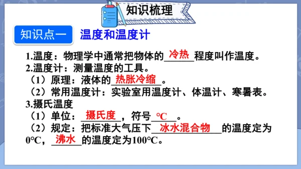 第三章 物态变化复习和总结课件 (共33张PPT) -2024-2025学年人教版物理八年级上册