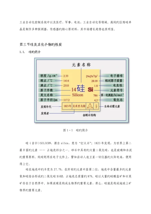 多晶硅生产标准工艺和反应原理讲解.docx