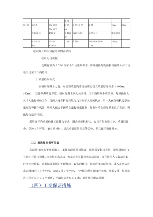 井巷关键工程综合施工组织设计范本.docx