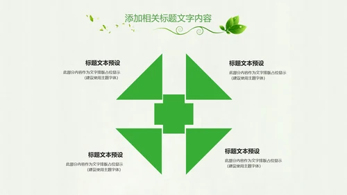 绿色健康医疗护理护士节述职报告工作汇报PPT
