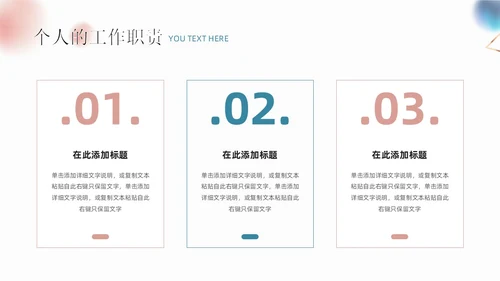 创意立体几何商务述职报告工作汇报通用PPT模板