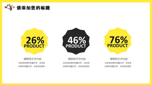 可爱卡通动漫小黄人通用PPT课件模板