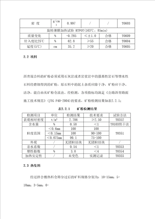 ACC沥青配合比设计