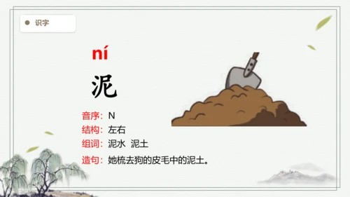 【2024秋季学期】语文二上  语文园地三 生字识记课件