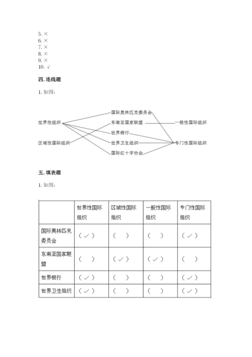 人教部编版六年级下册道德与法治期末测试卷精品及答案.docx