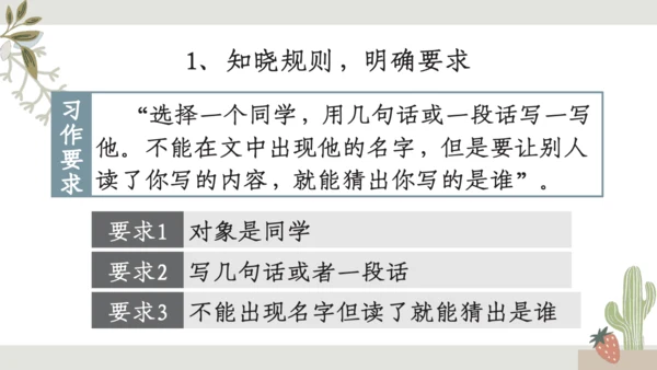 【三上课件】习作：猜猜他是谁