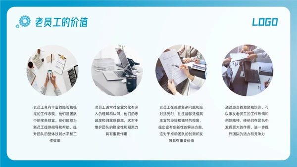 蓝色简约激活老员工提升团队活力团队激活PPT模板宣传PPT动态PPT领导力