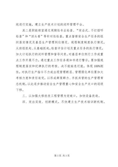 公司安全生产管理水平经验材料.docx