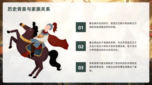 抗击匈奴将军霍去病介绍通用PPT模板